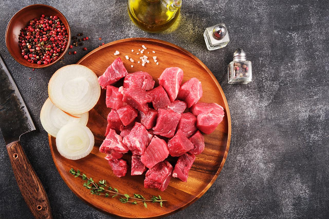 Yağsız Haşlamalık Dana Kuşbaşı 1 KG